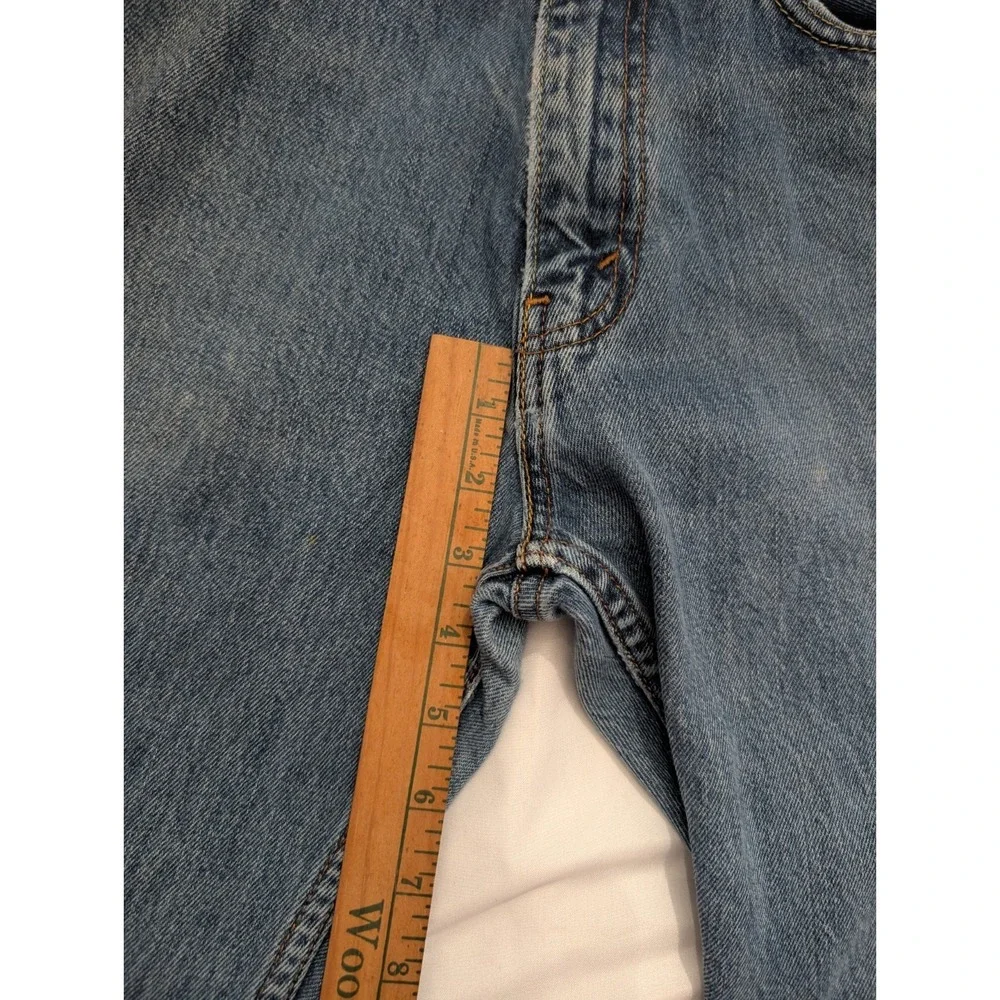 Levi's 505 Regular Fit Jeans Mens 34x32 Medium Wash Blue Denim Classic